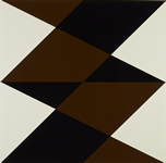 Composition in 2418 Brown, 2026 Black and 3015 White